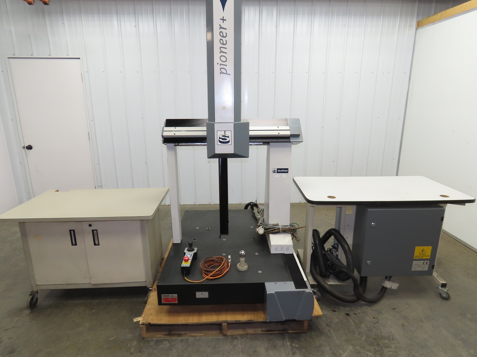 Sherffield Pioneer 6.8.6 Cordax CMM Touch Probe Renishaw Tricision Slant Bridge