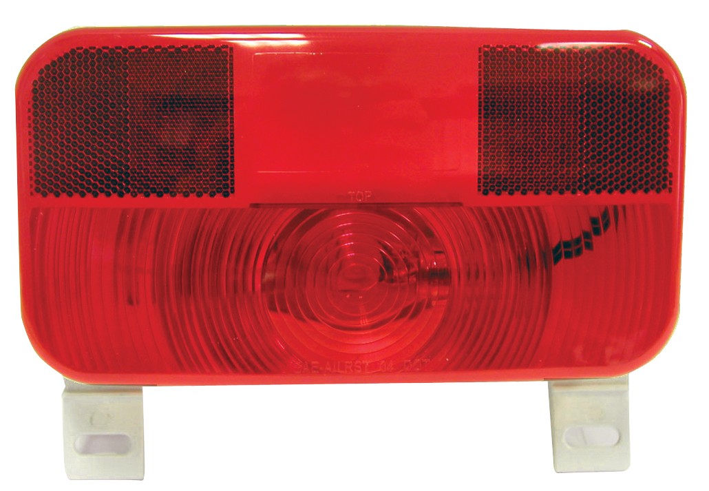 PM RV Trailer Camper Lighting Stop/Turn/Taillight W/License Bracket V25923