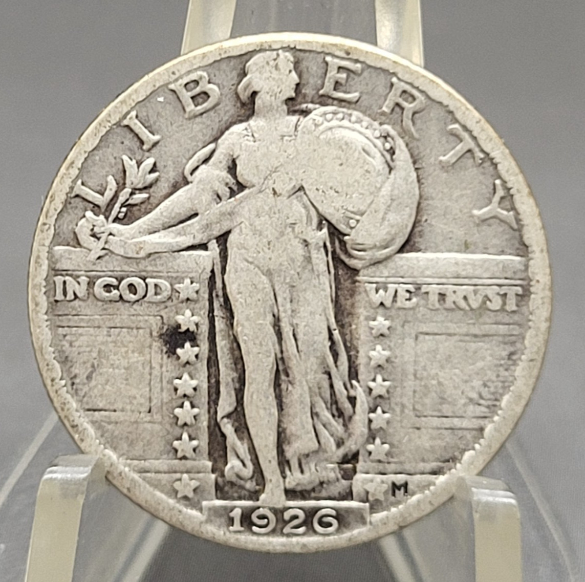 1926 U.S. Standing Liberty Quarter Dollar 90% Silver Type Coin