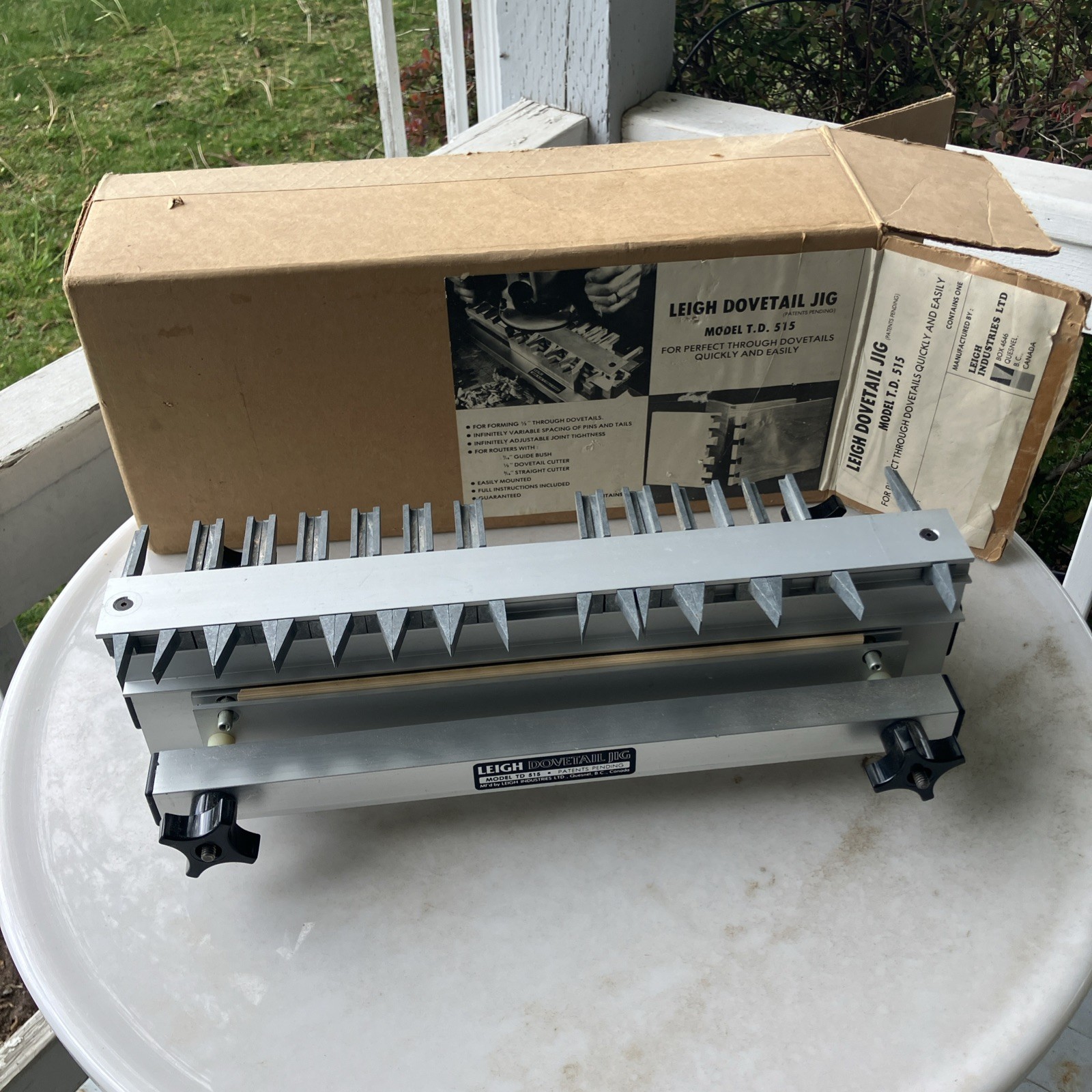 Leigh Dovetail Jig Model TD T.D. 515 Jig Woodworking W/ Box