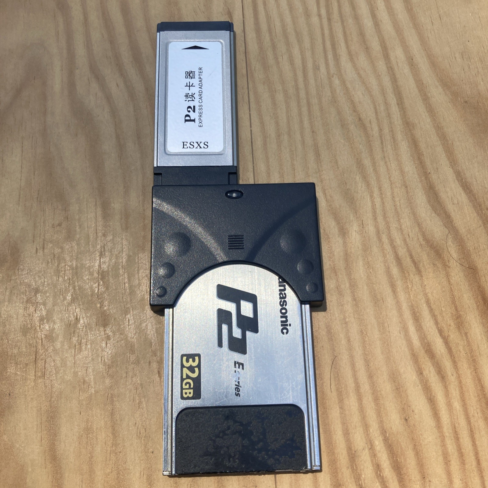 ESXS ExpressCard to Panasonic P2 Adapter Broadcast Workflow Ingest