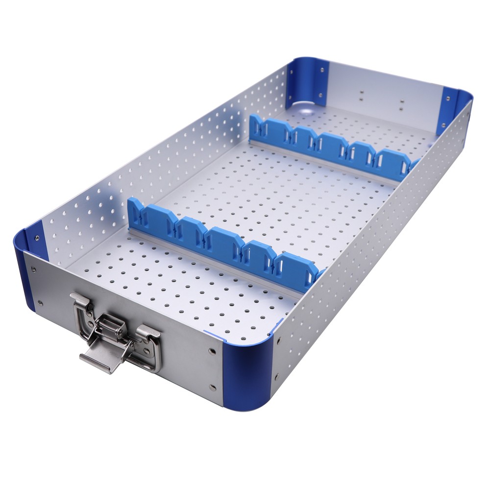 54*25*10cm Aluminum sterilization tray case box Laparoscope surgical instrument