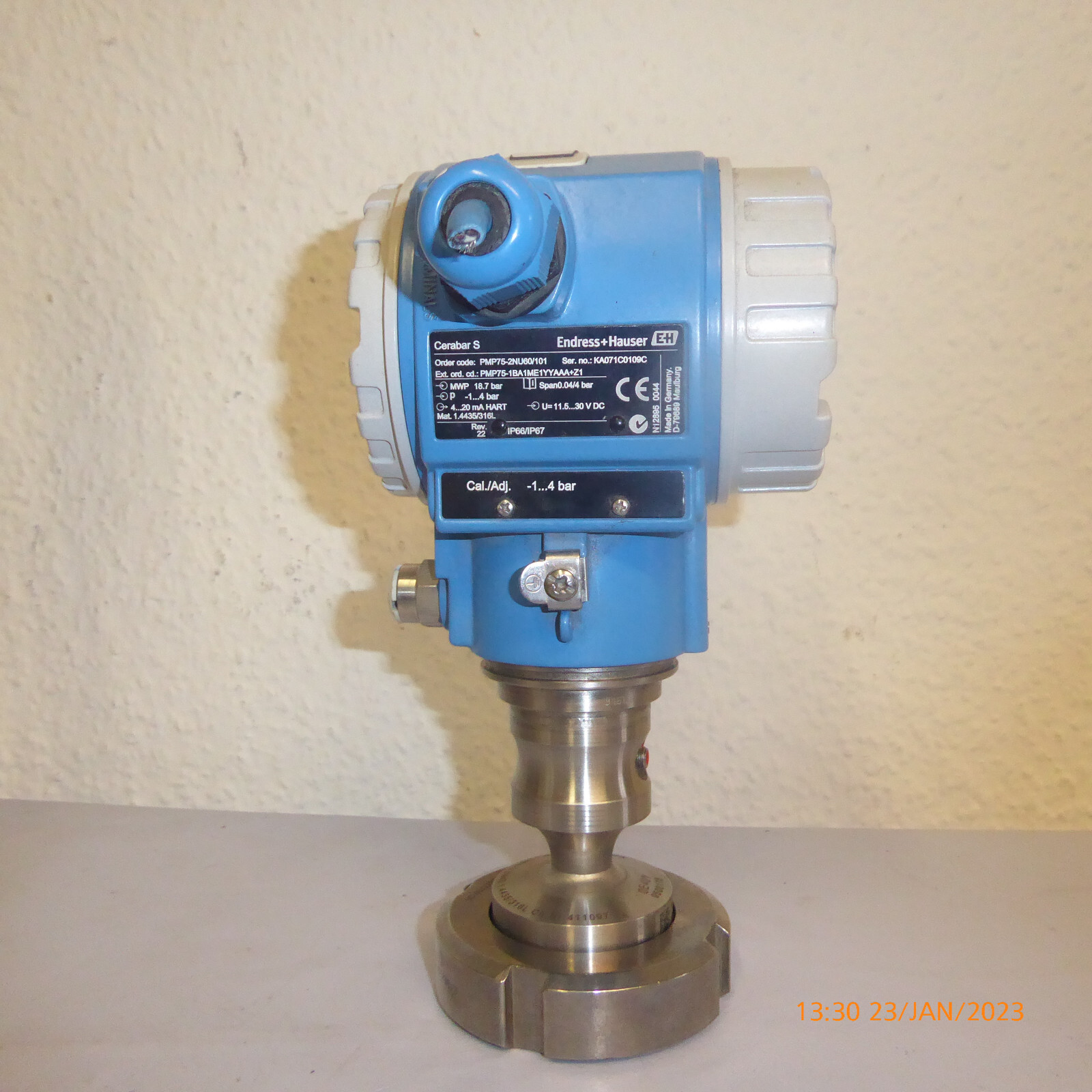Endress+Hauser Cebrabar S PMP75-2NU60/101