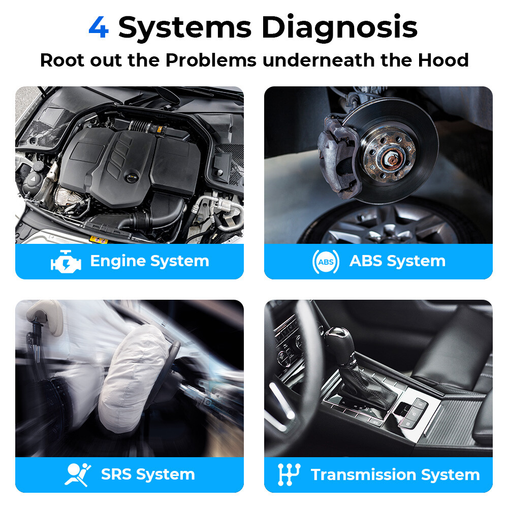 2025 TOPDON AD500 OBD2 Scanner Engine ABS SRS Code Reader Car Diagnostic Tool