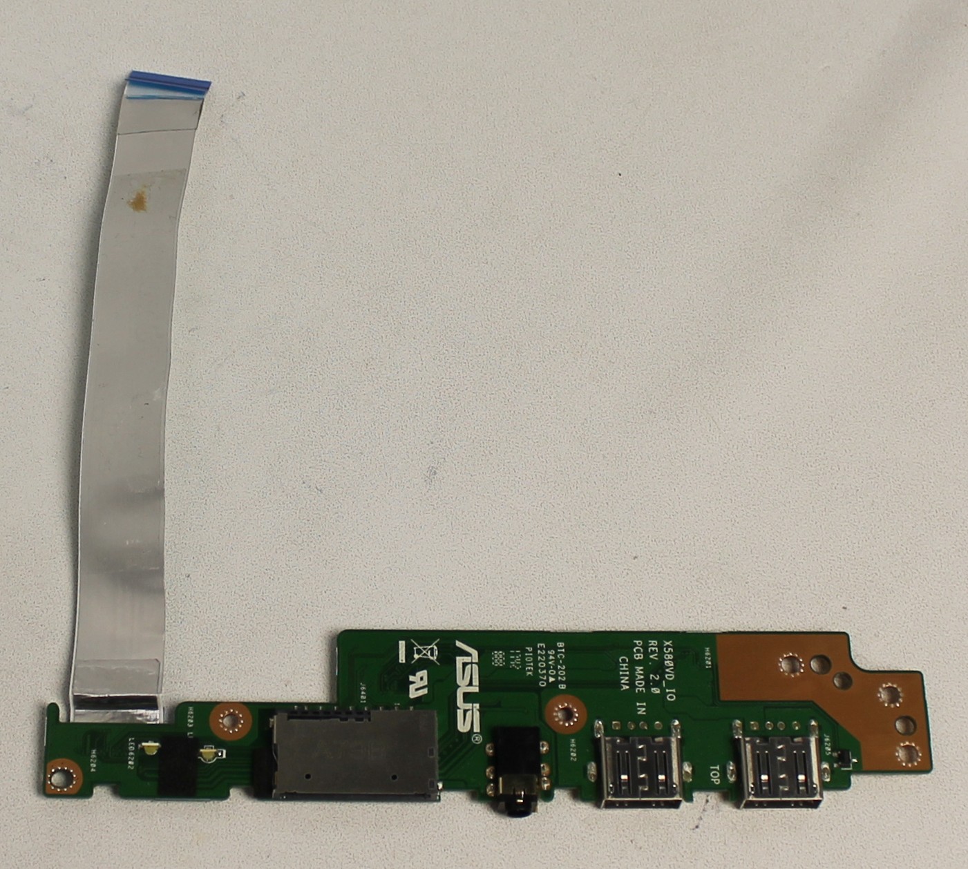 60Nb0Fl0-Io1030 Asus Vivobook M580Vd X580Vd-1A Card Reader Pc Board "Grade A"
