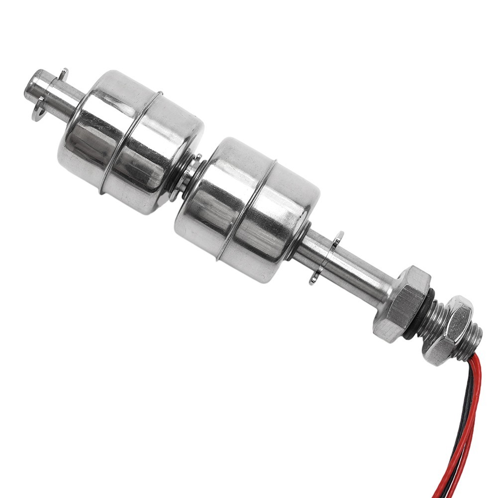 100mm Stainless Steel Double Ball Float Switch Water Level Sensor Controller
