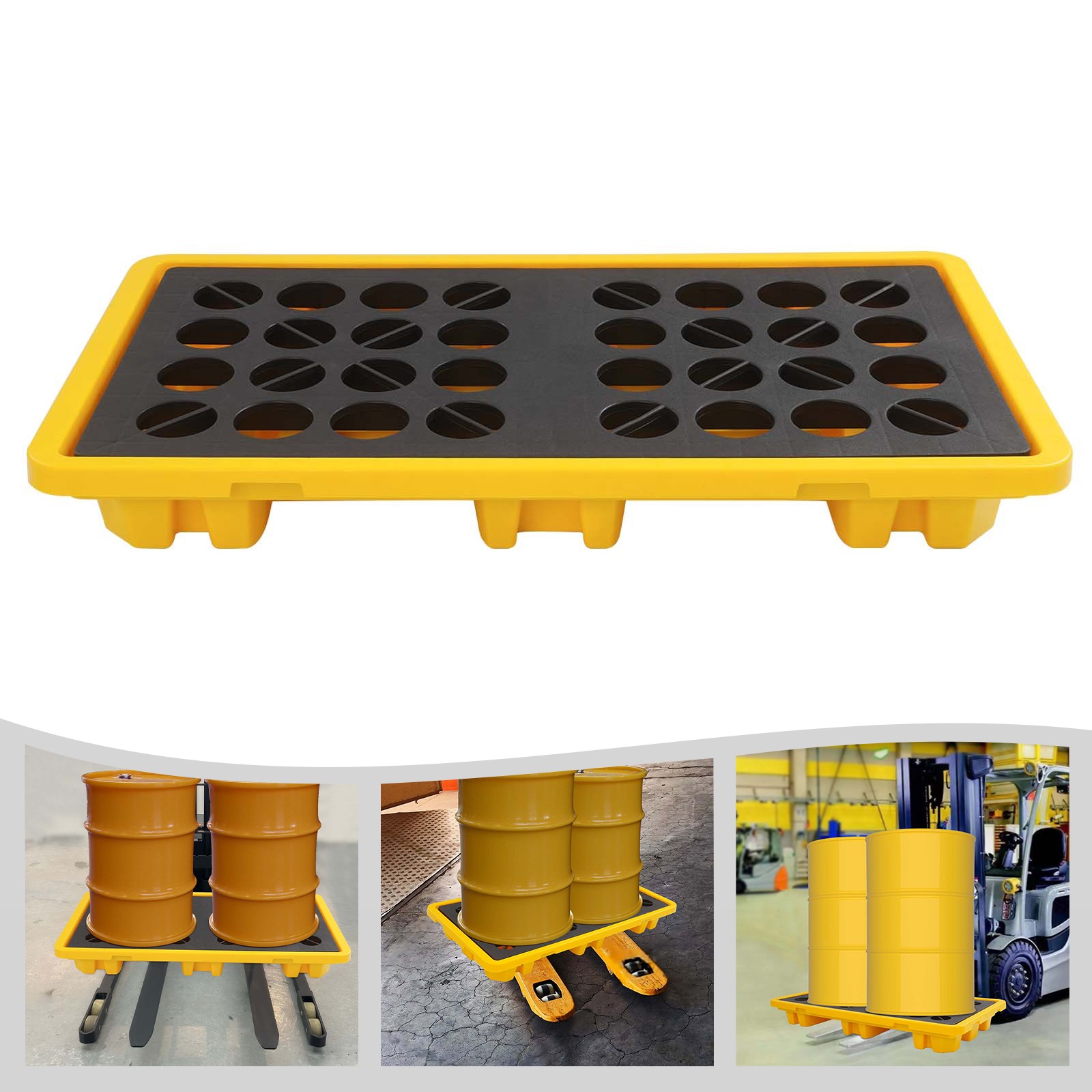 Spill Containment Platform, Spill Containment Platform With Drain Outlet