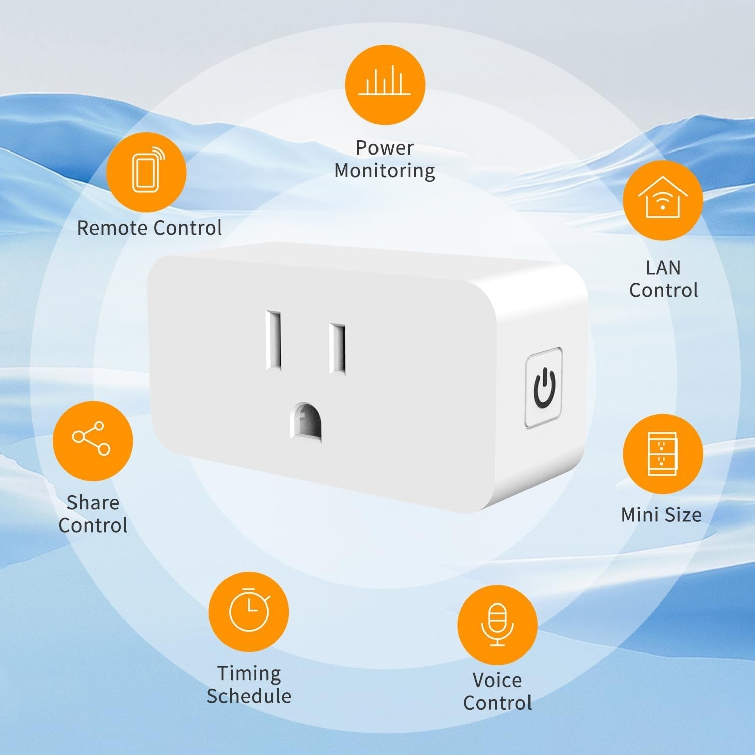 Smart Plug 4 Pack – & Certified WiFi Control for Energy Efficiency
