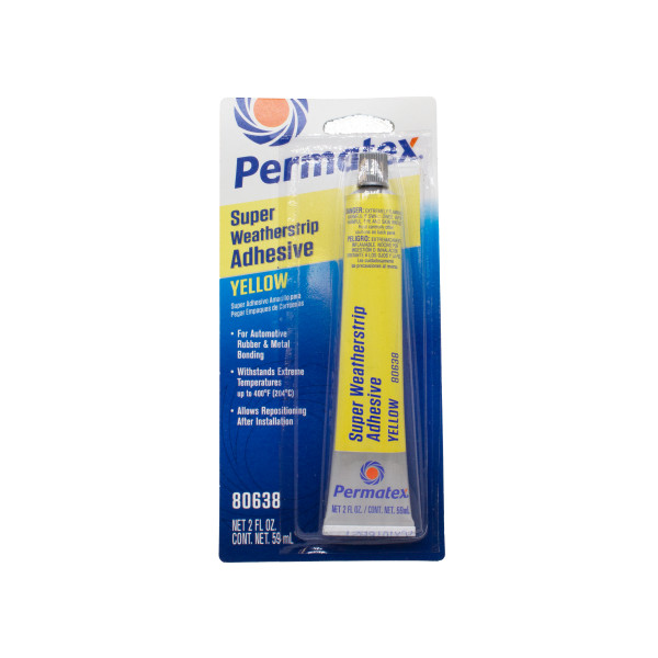 Permatex® 80638 - 2oz Super Weatherstrip Adhesive Yellow