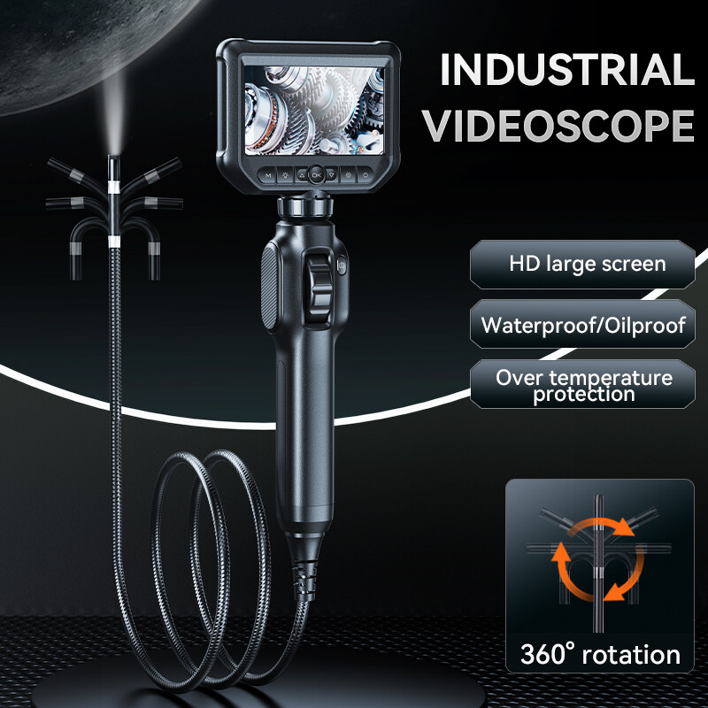 Two-Way Articulating Borescope Teslong Industrial Endoscope Inspection Camera