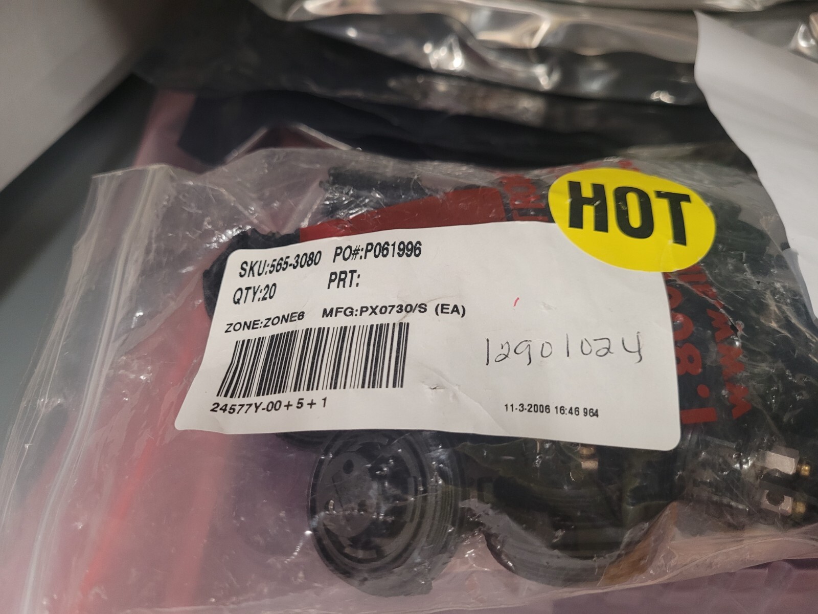 New, Bulgin, PX0730/S, CIRCULAR CONNECTOR, RECEPTACLE
