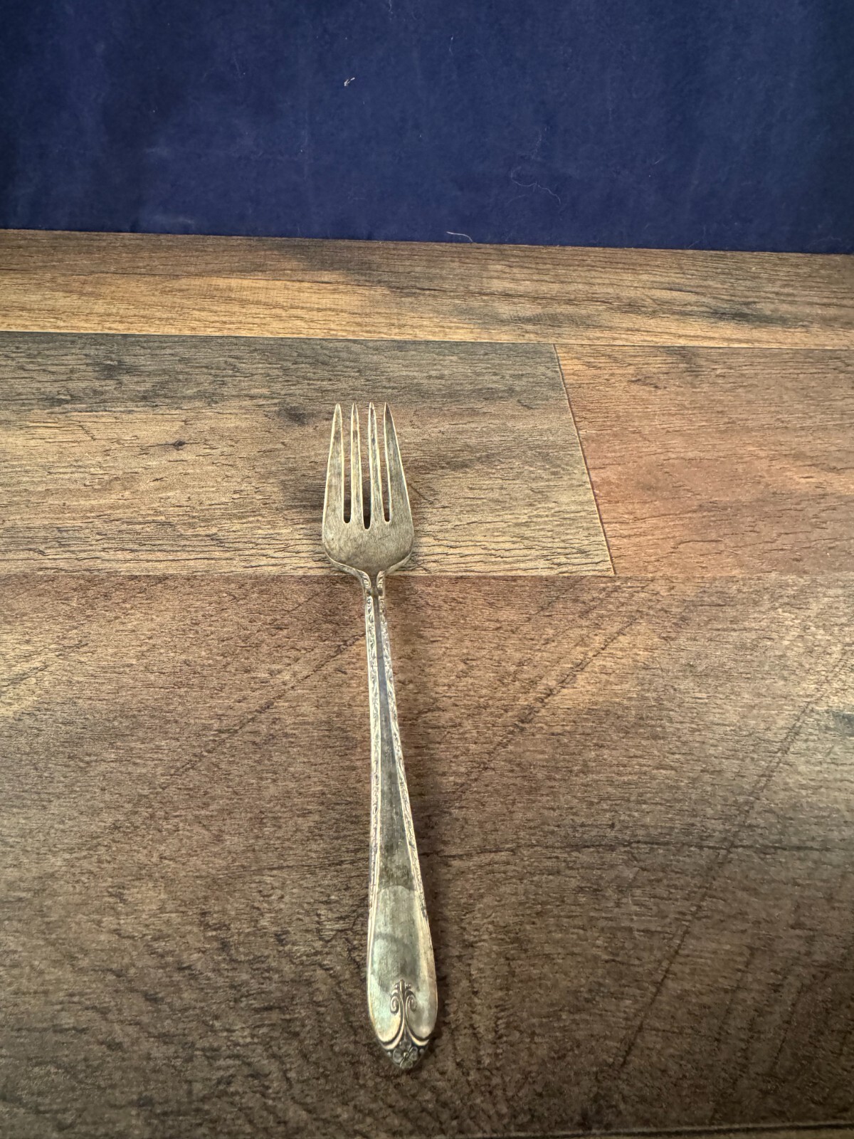 Salad Fork Wm Rogers & Son Exquisite Pattern Silverplated