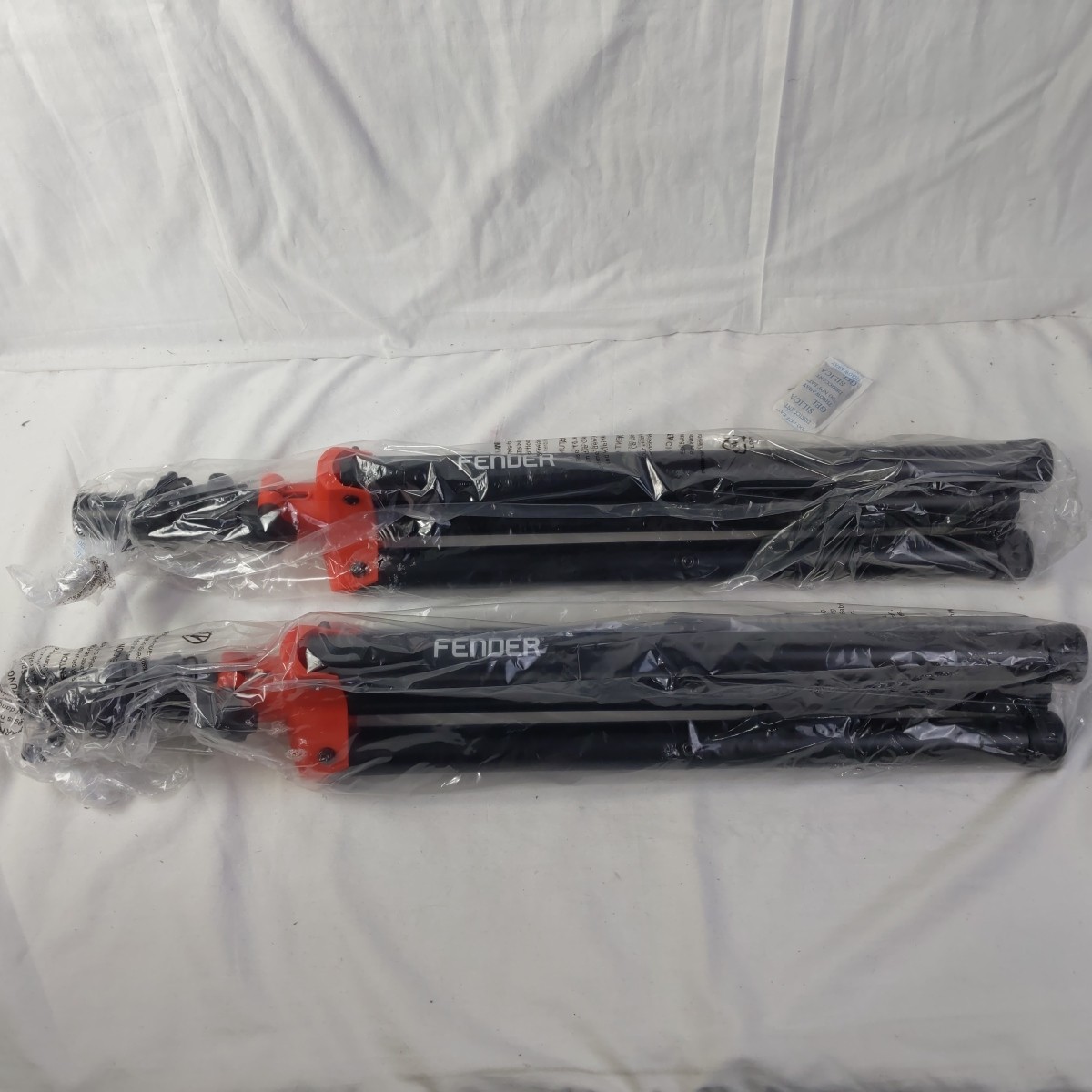 FENDER COMPACT SPEAKER STANDS - SET OF 2 WITH BAG - PN 069-9018-000 - NEW!