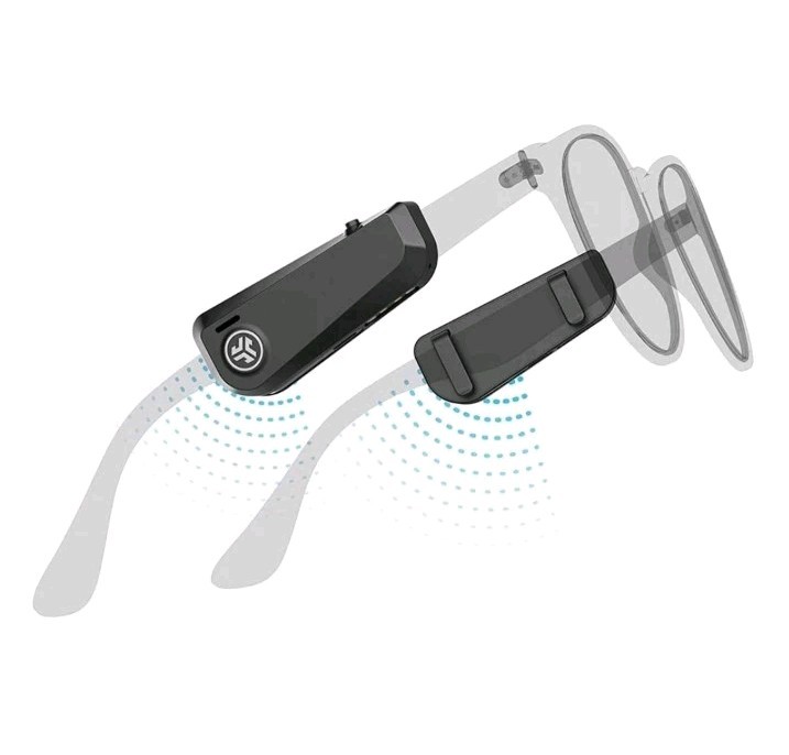 JLab JBuds Frames Wireless Audio for Your Glasses - Black
