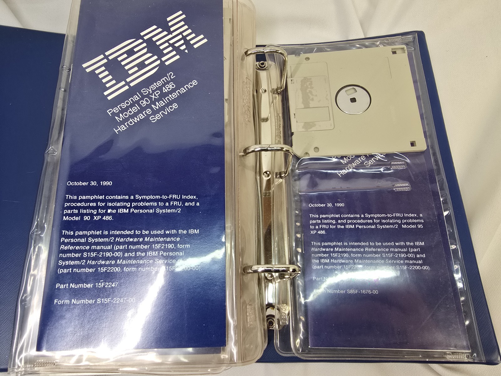 Vintage IBM PS/2 Hardware Maintenance Service Technical Reference Kit 12 Disks
