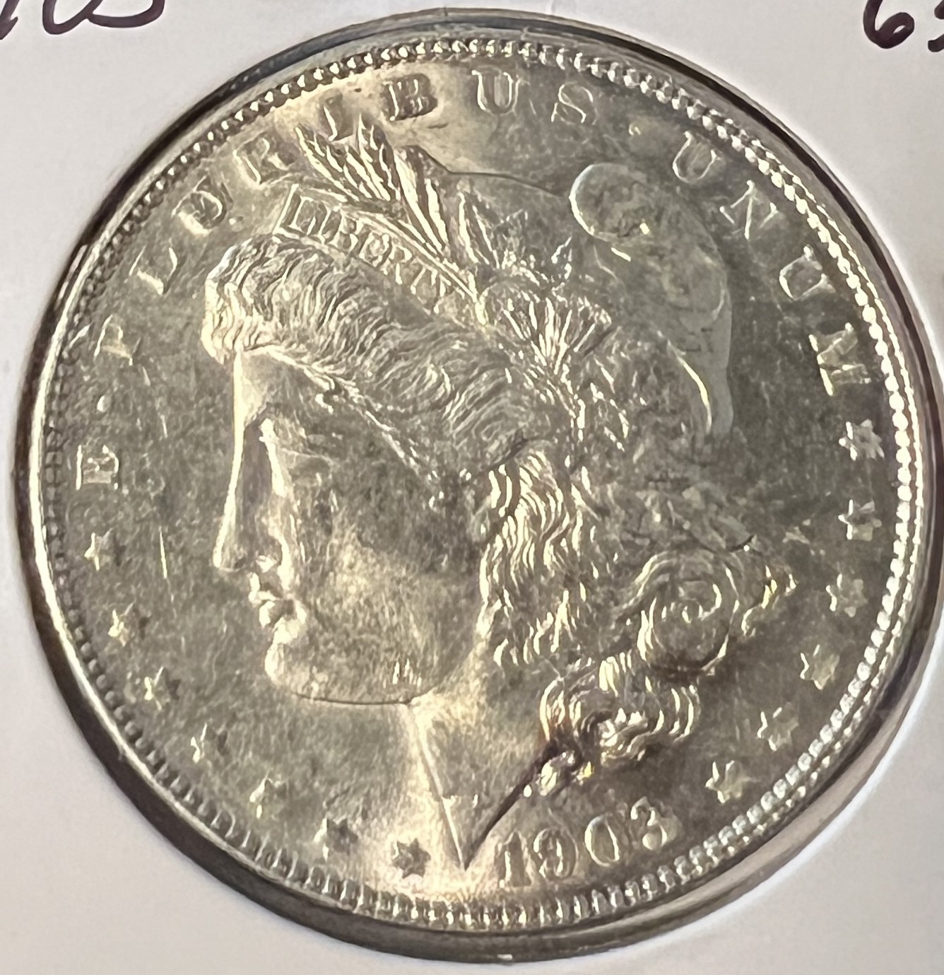 1903 MORGAN SILVER DOLLAR CHOICE UNCIRCULATED  ACTUAL COIN  #9530