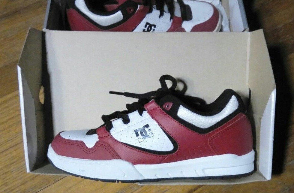 DC SHOE JOSH KALIS CAUSE COLORWAY RED WHITE SIZE 5 SKATEBOARD SHOES NIB NEW A9