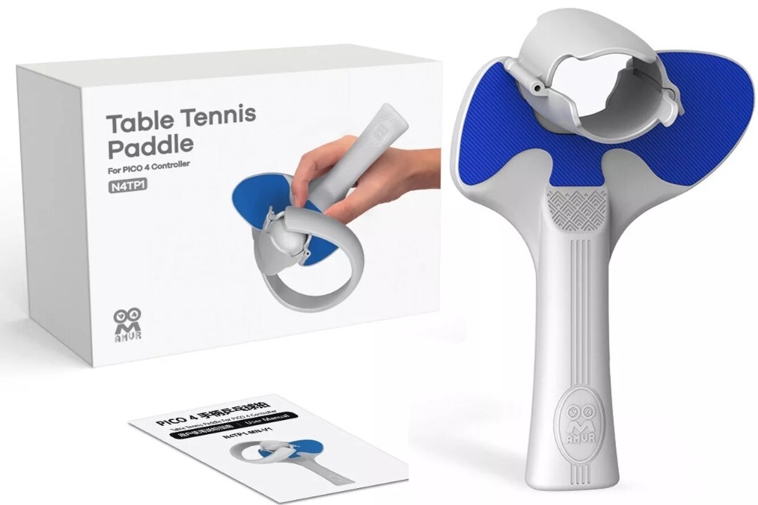 Table Tennis Paddle Grip Handle for Pico 4 Ping Pong Paddle Controller Handle