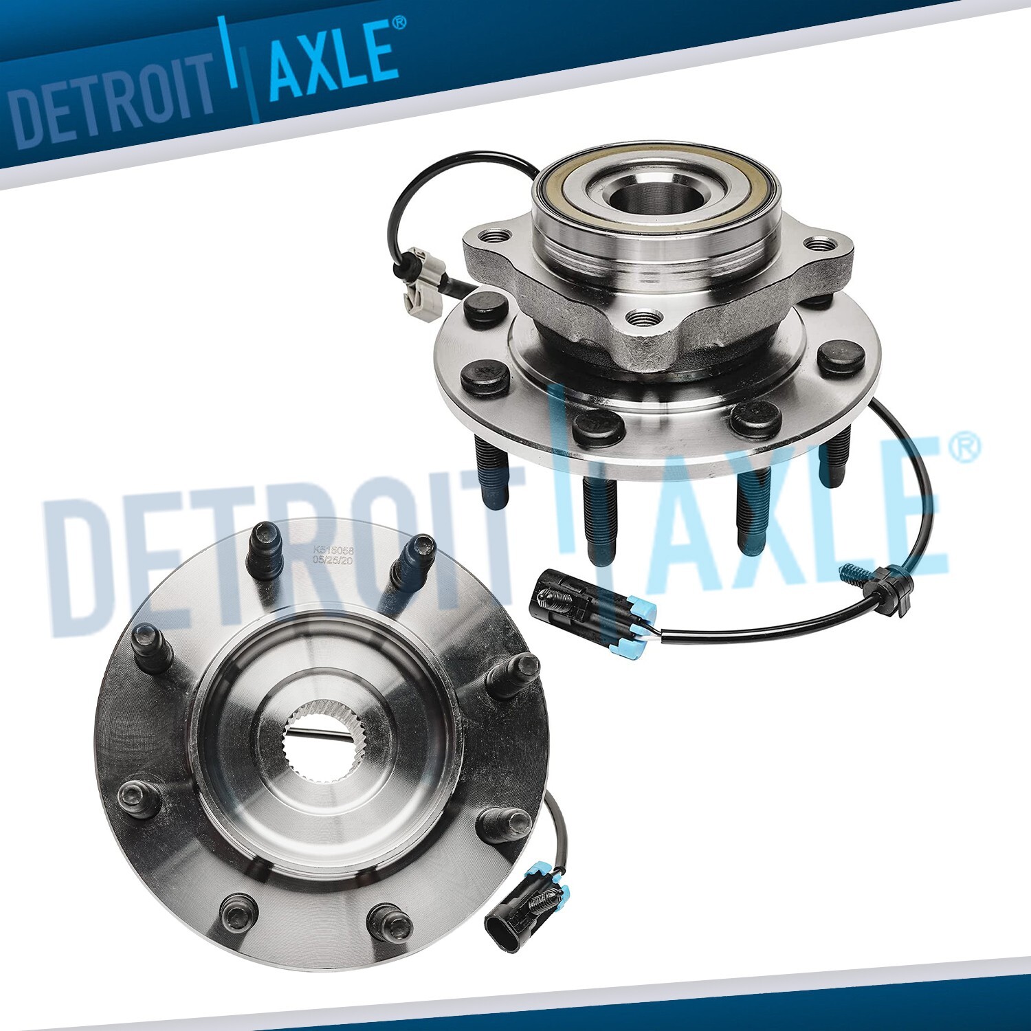 4WD Front Wheel Bearing and Hub for Chevrolet Silverado GMC Sierra 2500 HD 8 Lug
