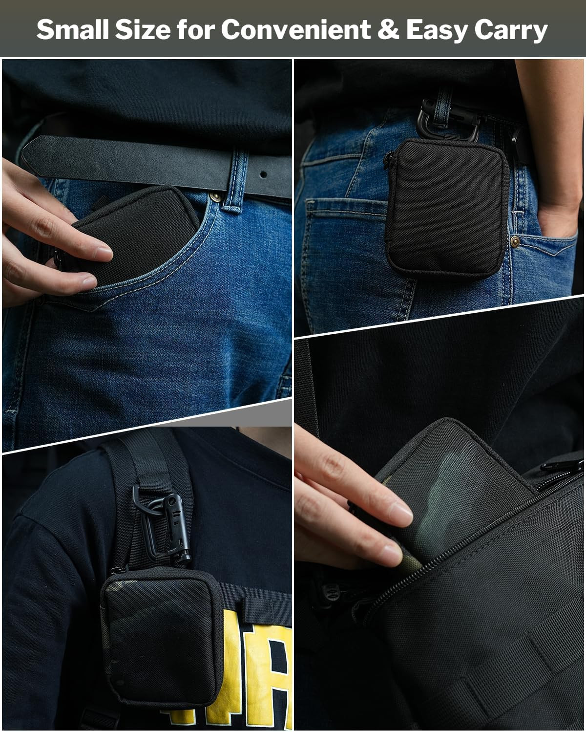 VE34 Mini EDC Organizer - Small Everyday Carry Pouch