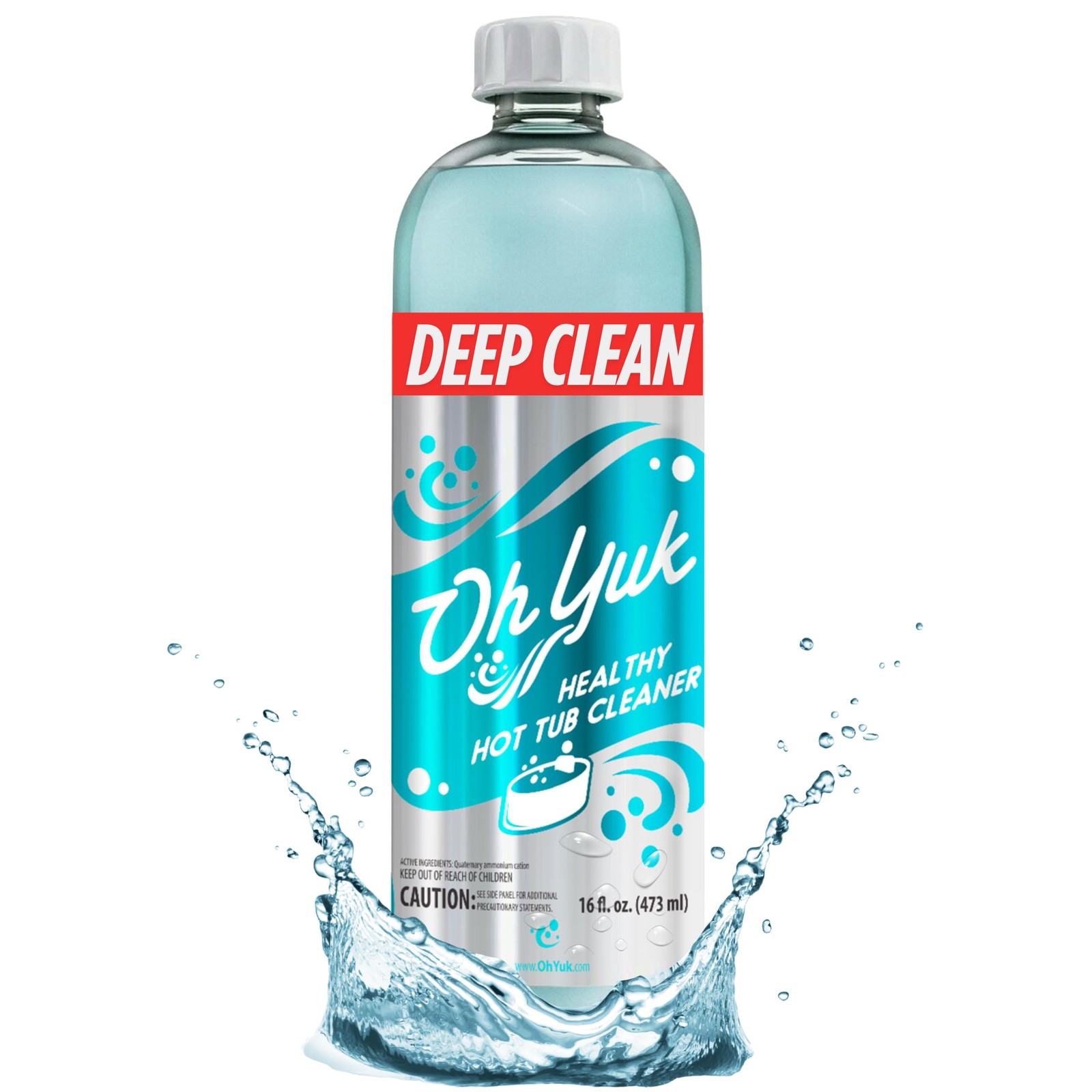 Oh Yuk Healthy Hot Tub Cleaner, Cleaner for Indoor and Outdoor Hot...