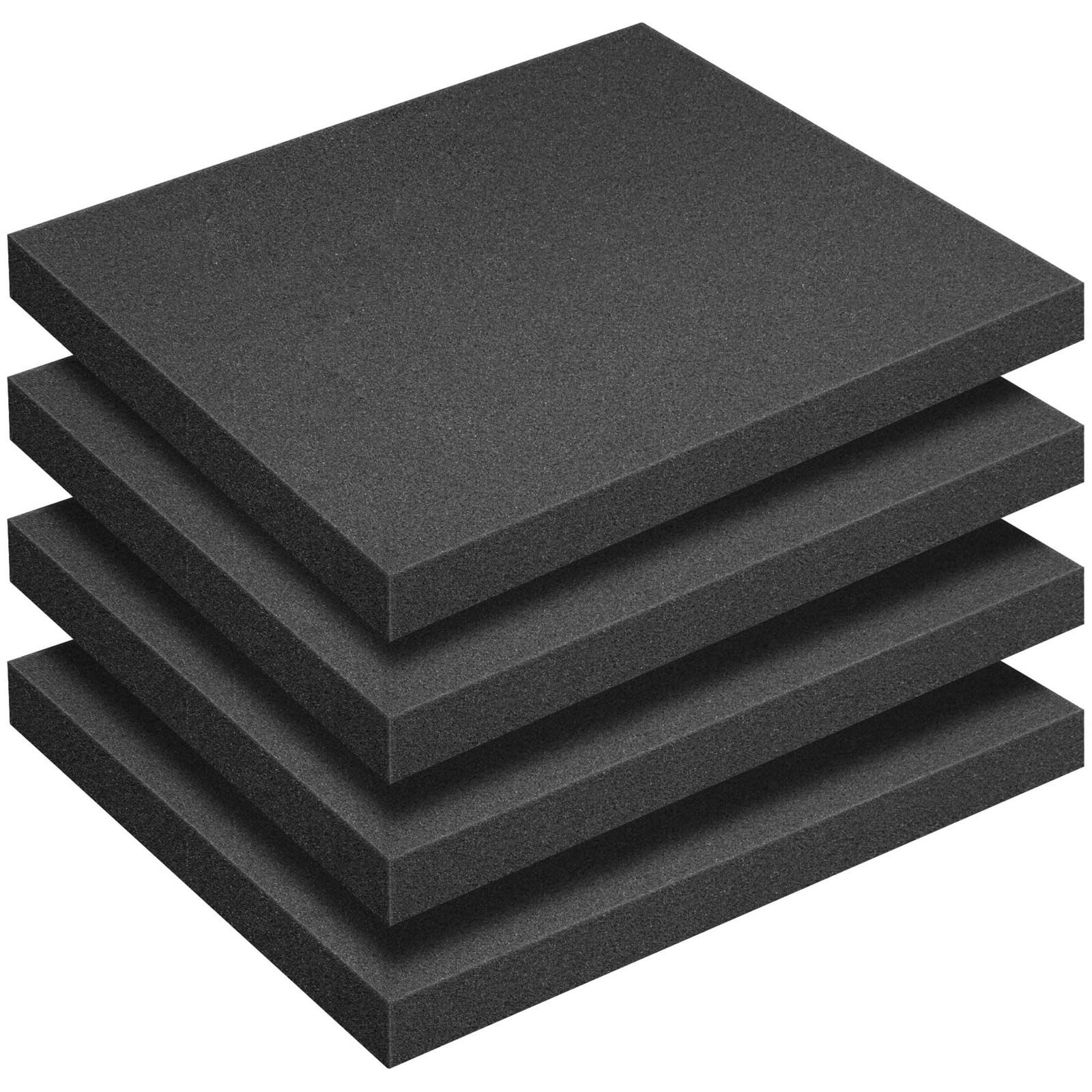 4 Pcs Polyurethane Foam Sheet- 16 x 12 x 1.5 Inch 16x12x1.5Inch - 4Pcs