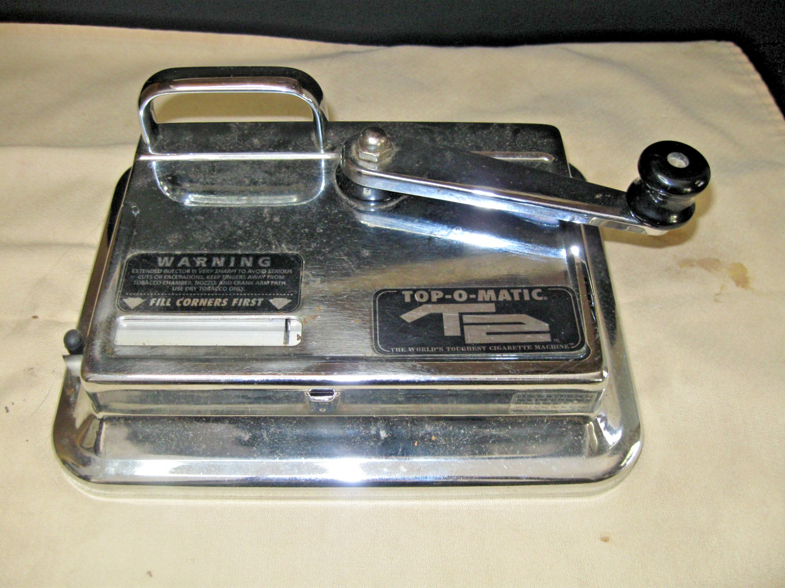 TOP-O-MATIC Cigarette Rolling machine for parts.