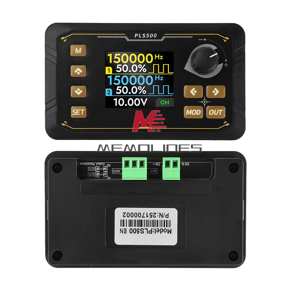 PLS500 Dual-Channel Pulse PWM Signal Generator Adjustable Programmable Dead zone