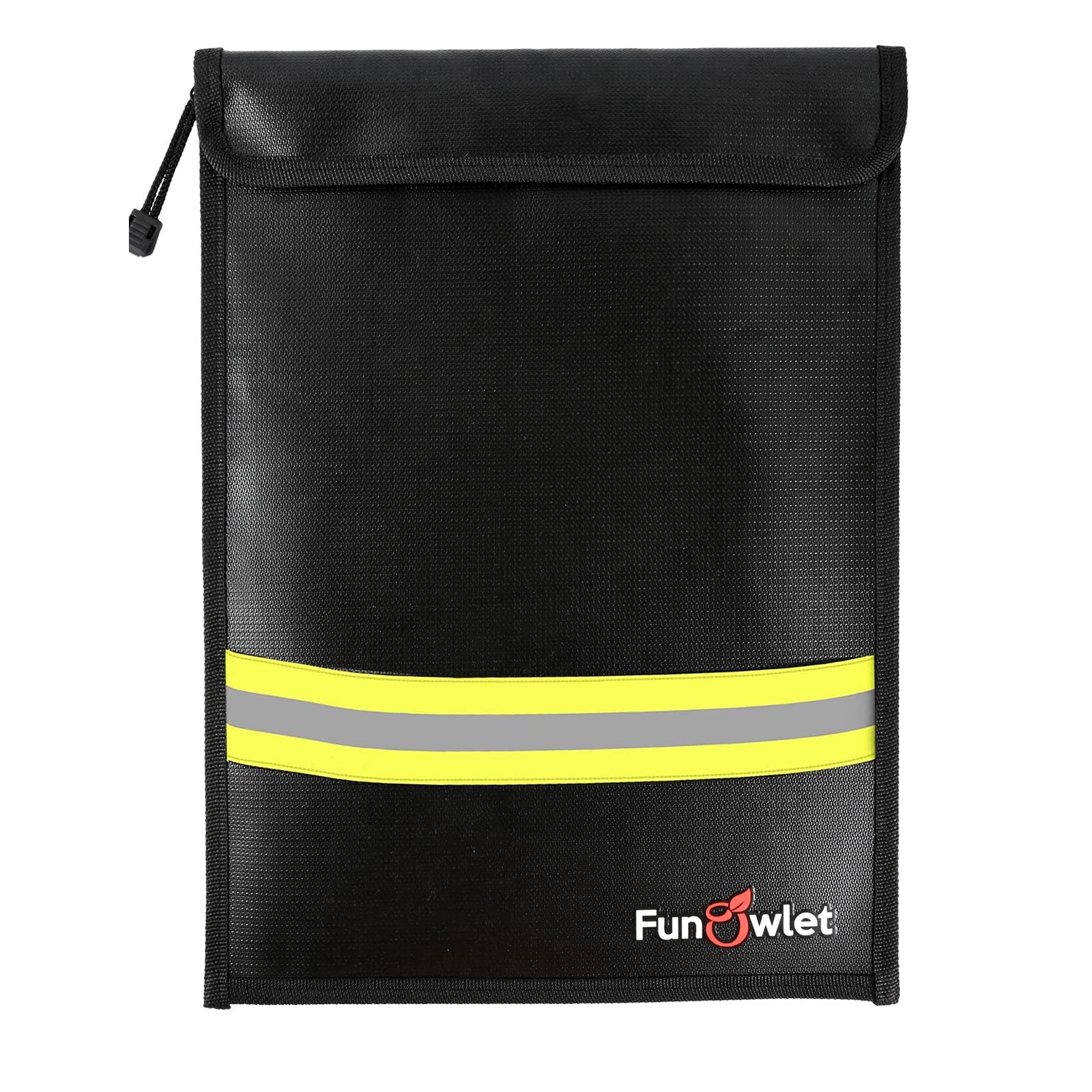 Fireproof Waterproof Money Document Bag - 15" x 11" Upgraded Zipper Bags, Fir...