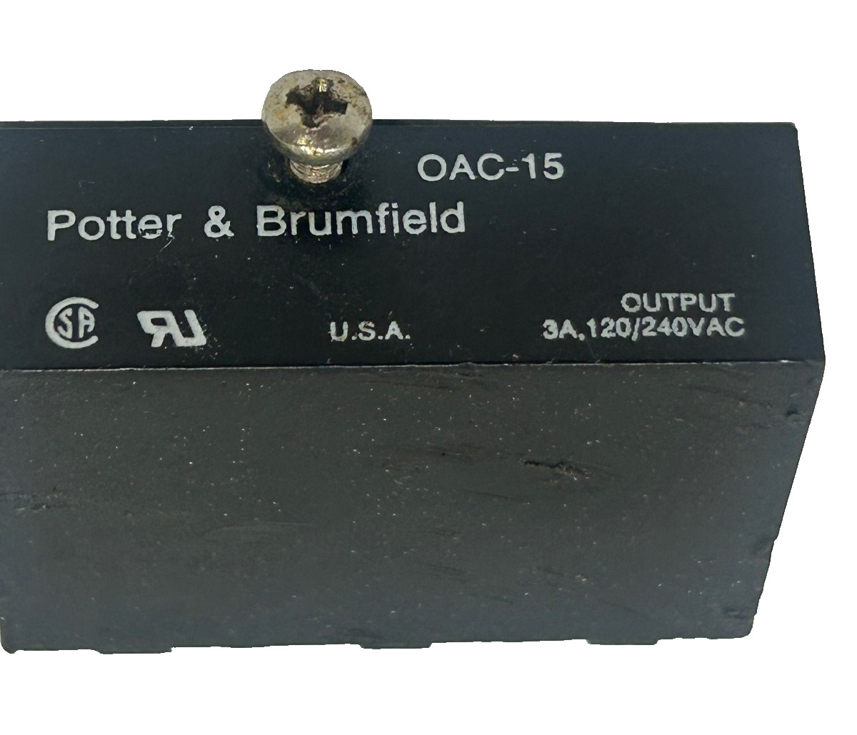 Lot of 2 Potter & Brumfield OAC-15 AC Output Module 3A 120/240VAC SSR NEW