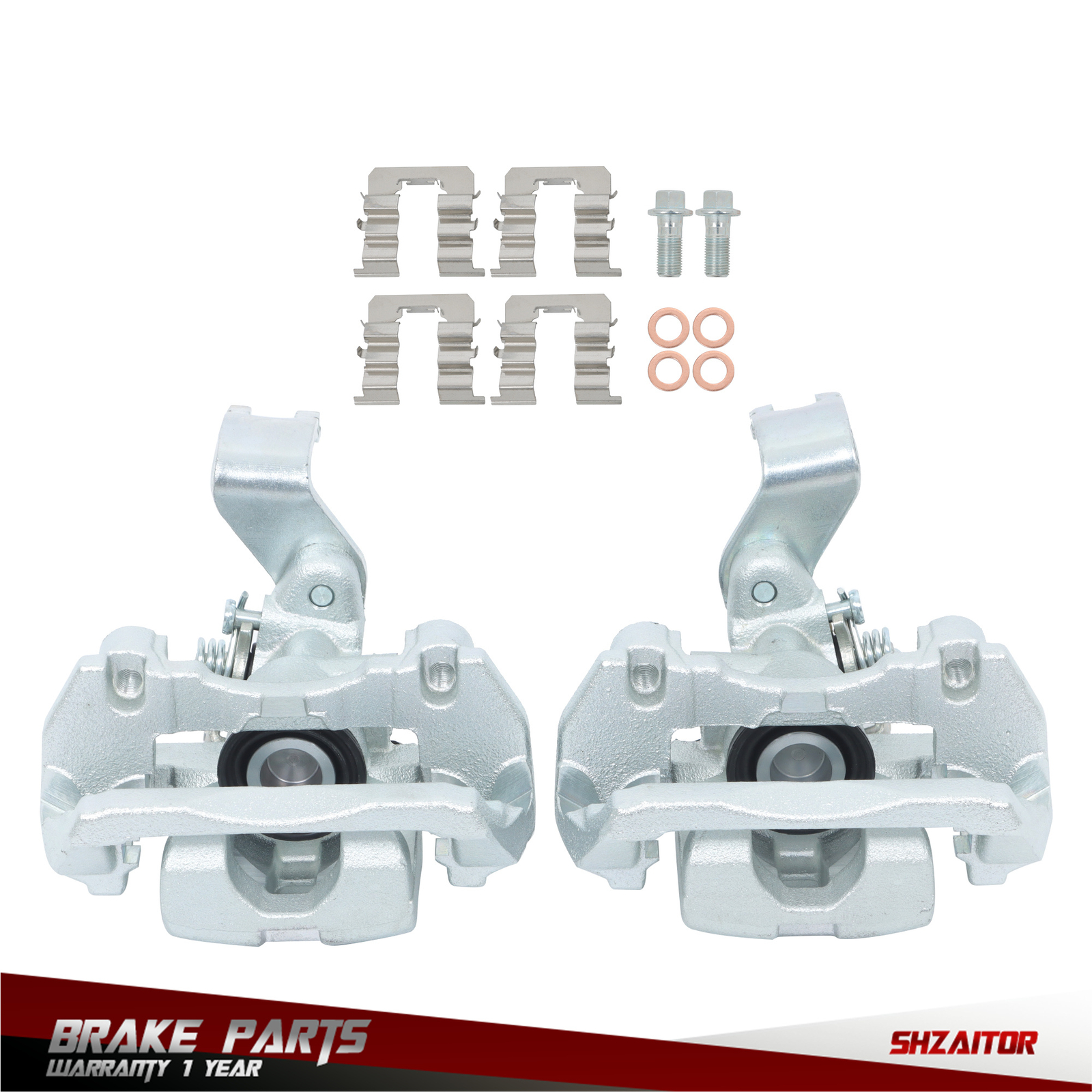 2x Disc Brake Caliper w/ Bracket for Mazda Protege Protege5 Rear Left & Right