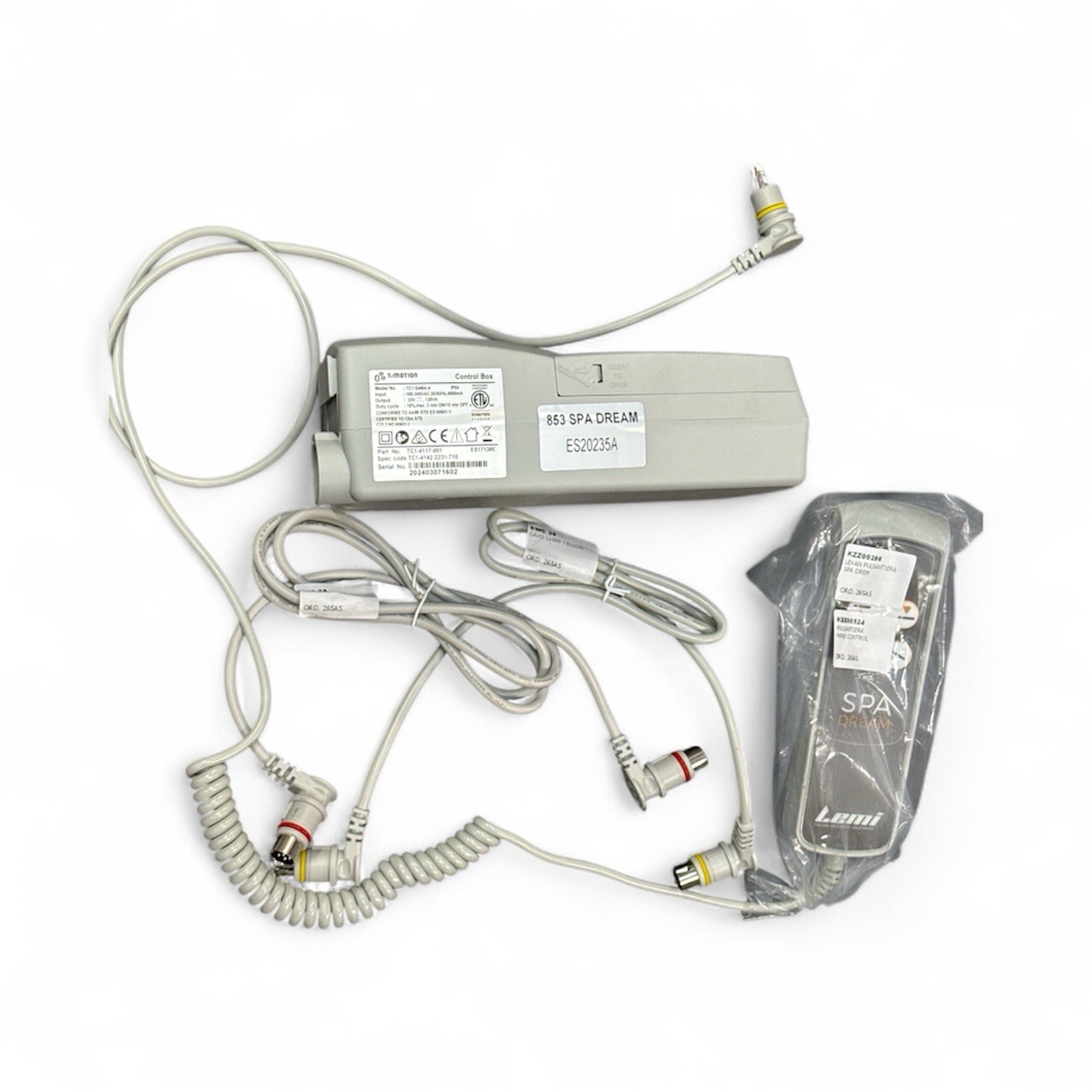 Lemi Italian Wellness Equipment Spa Dream Control Module, Cables, And Controle