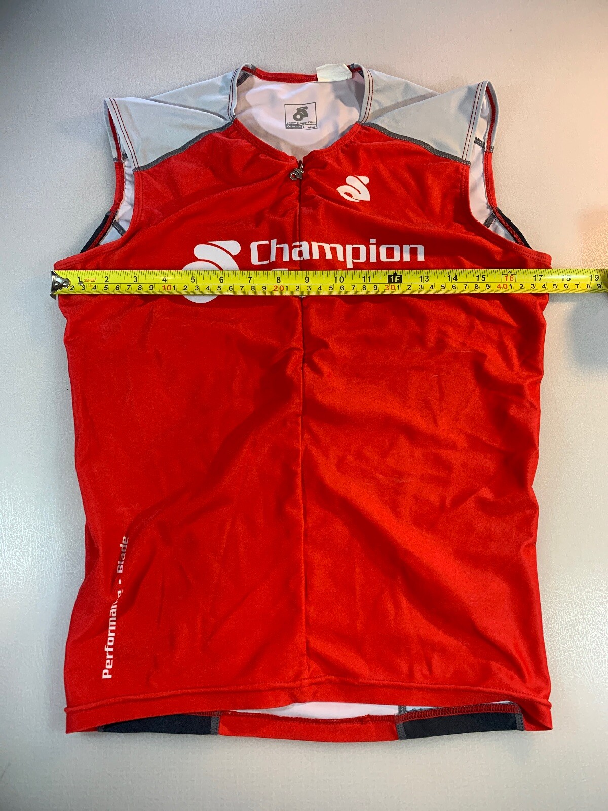 Champion System Womens Performance Blade Long Tri Triathlon Top Large L (6545-3)