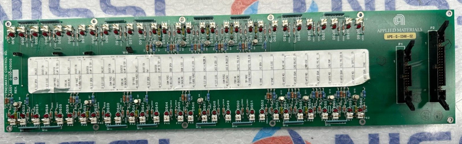 APPLIED MATERIALS PNEUMATIC CONTROL BD APS-G-0348-02