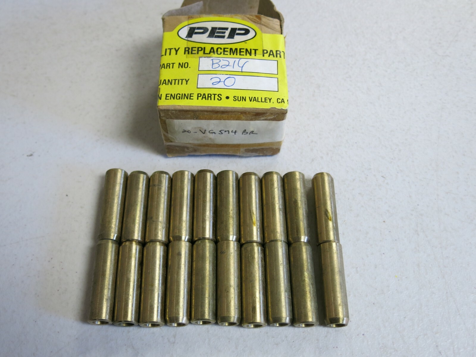 Nos PEP Valve Guide (B214/VG574BR) 20 Pcs