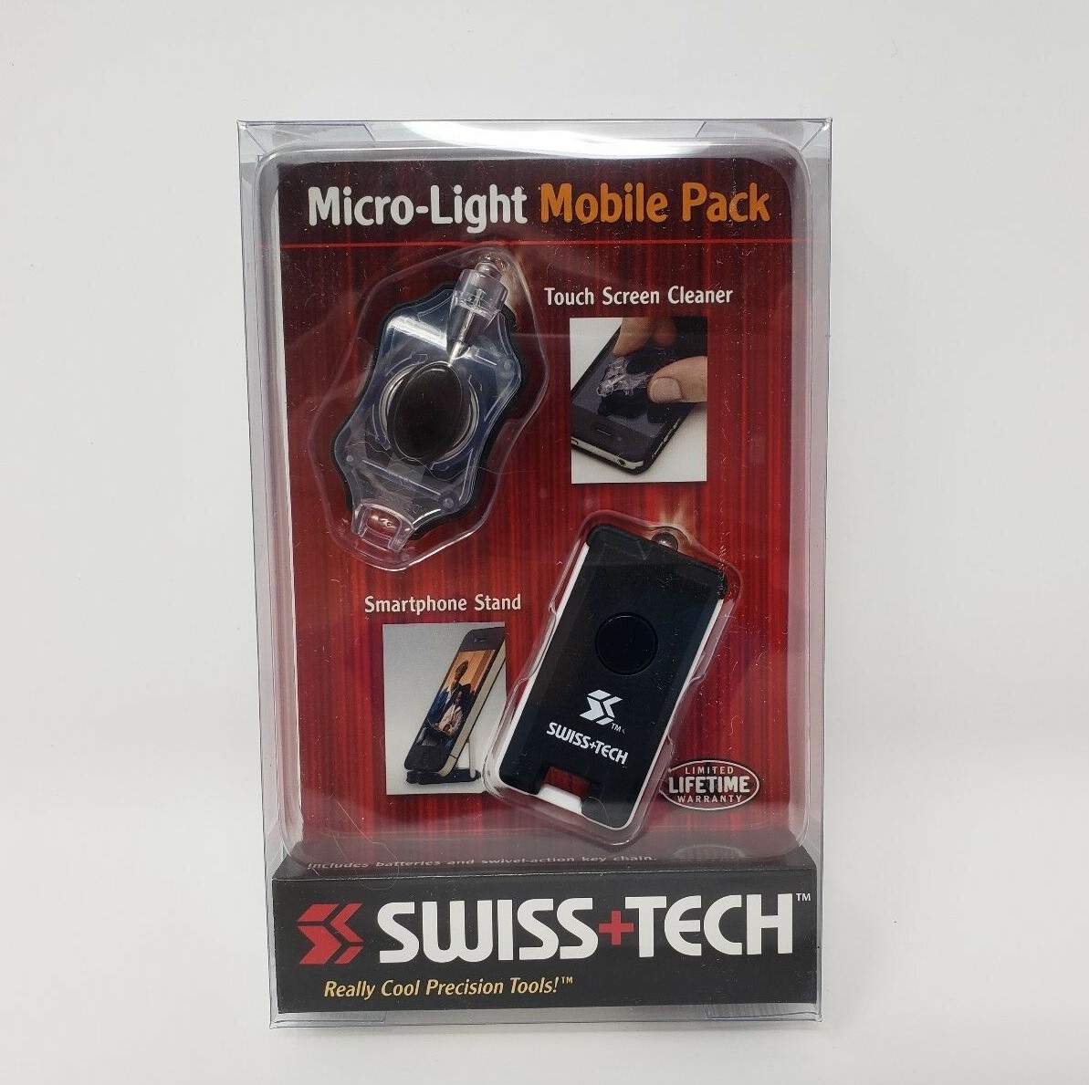 Swiss Tech Micro-Light Mobile Pack Smartphone Screen Cleaner and Stand