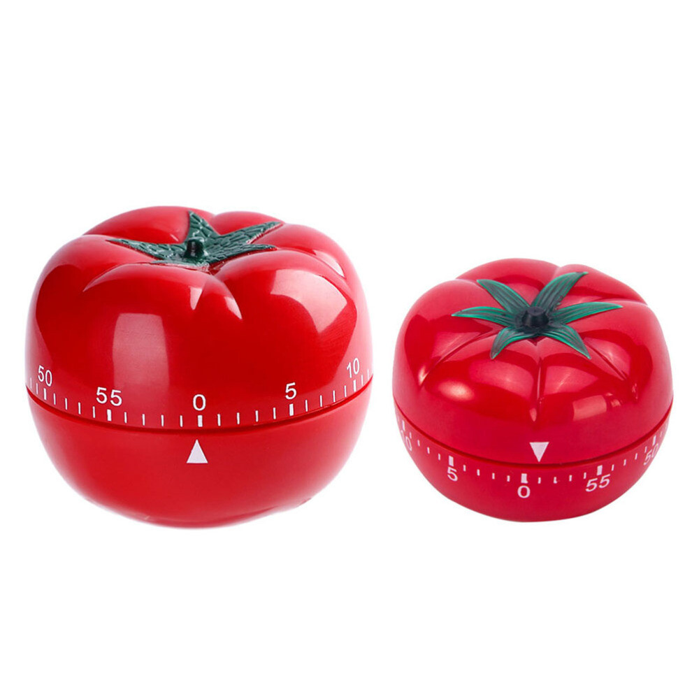 2pcs Visual Timer Clock Fruit Shape Timer Pomodoro Timer Cube Fruit Timer