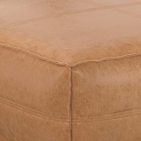 Leather Genuine Moroccan Footstool Ottoman New Unstuffed Aamazing Pouffe