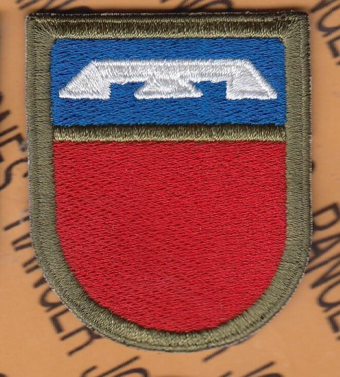 US Army 76th Infantry Division ONAWAY proposed BIP ~2.25" beret flash patch c/e
