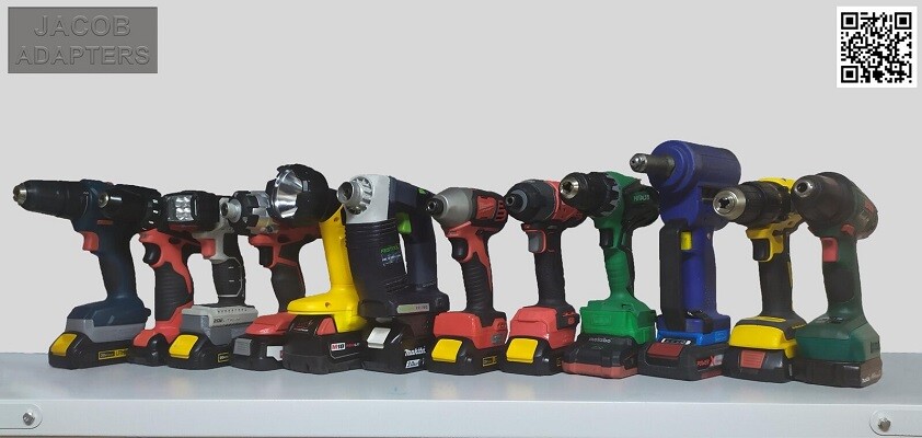 Adaprers for 18v powertools ( Jadapters )