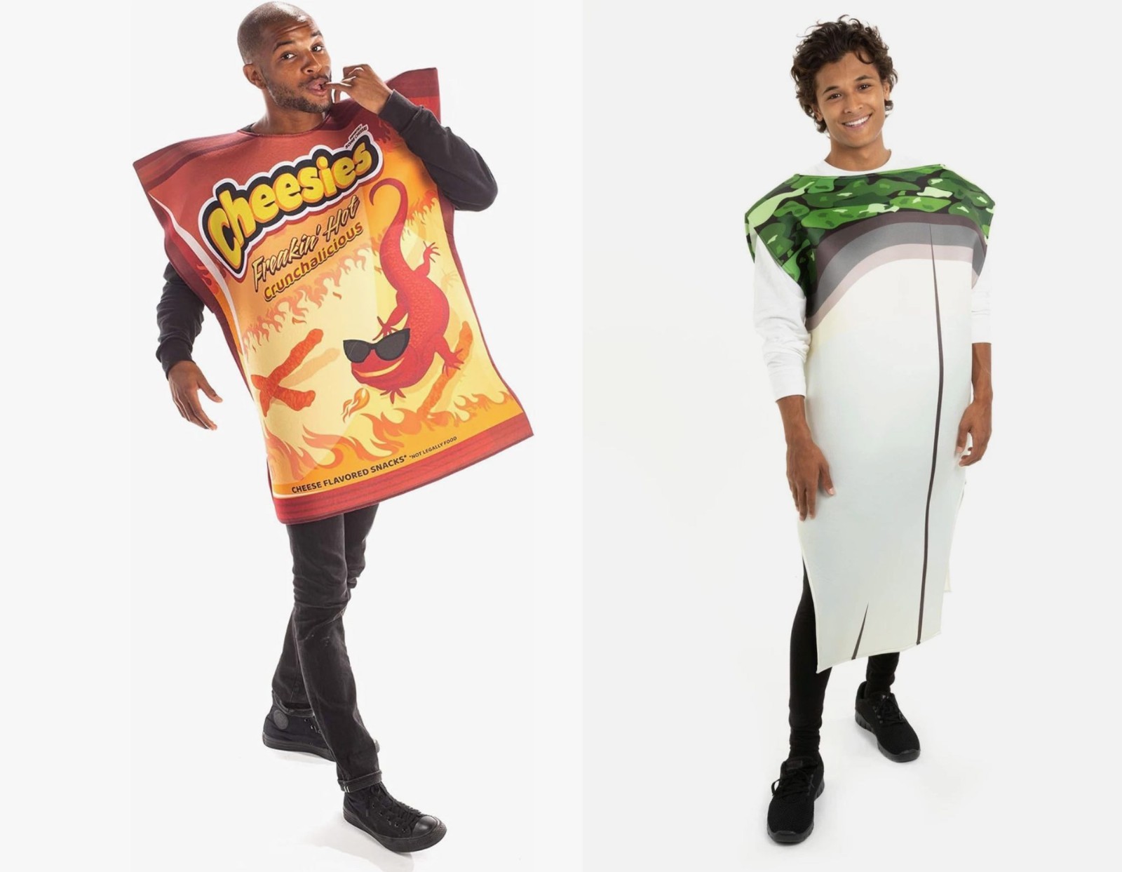 Devil'S Lettuce   & Freakin' Hot Cheesies Joint Couples Costume
