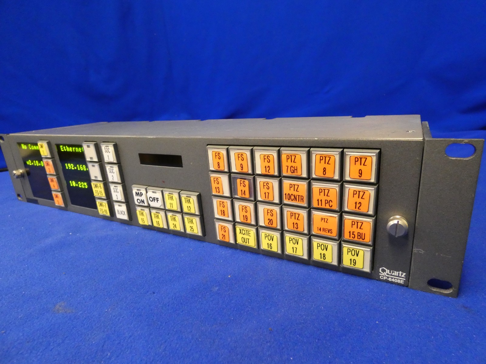 Evertz CP-6408E Quartz Router Control Panel