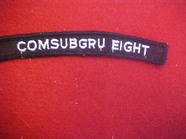 US NAVY   COMSUBGRU  EIGHT   UIM ROCKERS
