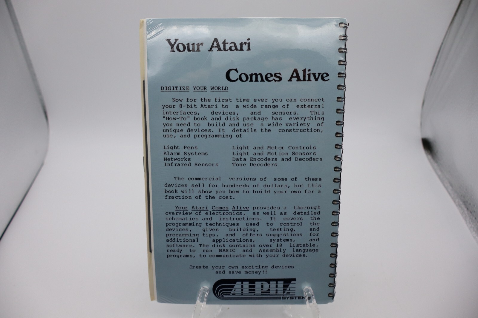 Your Atari Comes Alive Alpha Systems Software -- Brand New Sealed