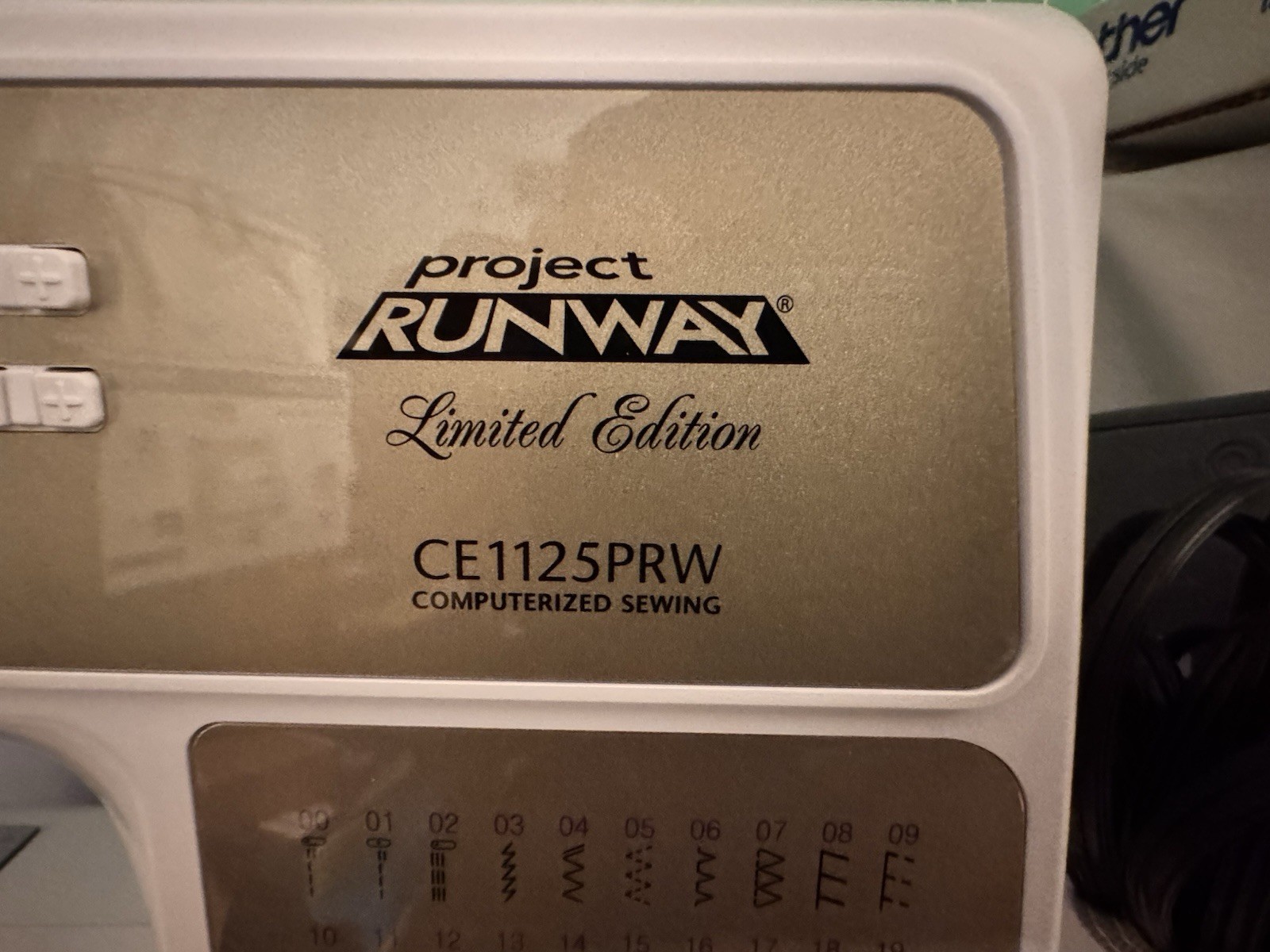 Brother Runway Edition CE1125PRW Computerized 100-Stitch Sewing Machine
