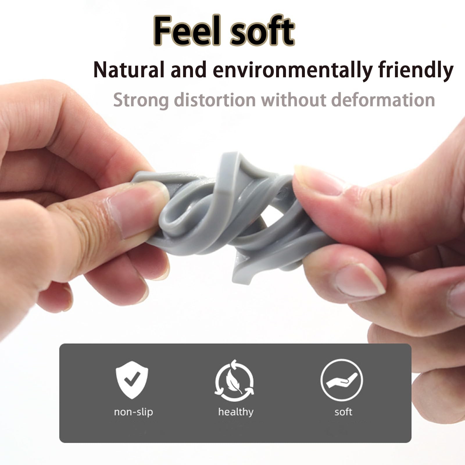 4 Pack Reusable Wireless Microphone Protection Rings, Anti-Rolling Silicone H...