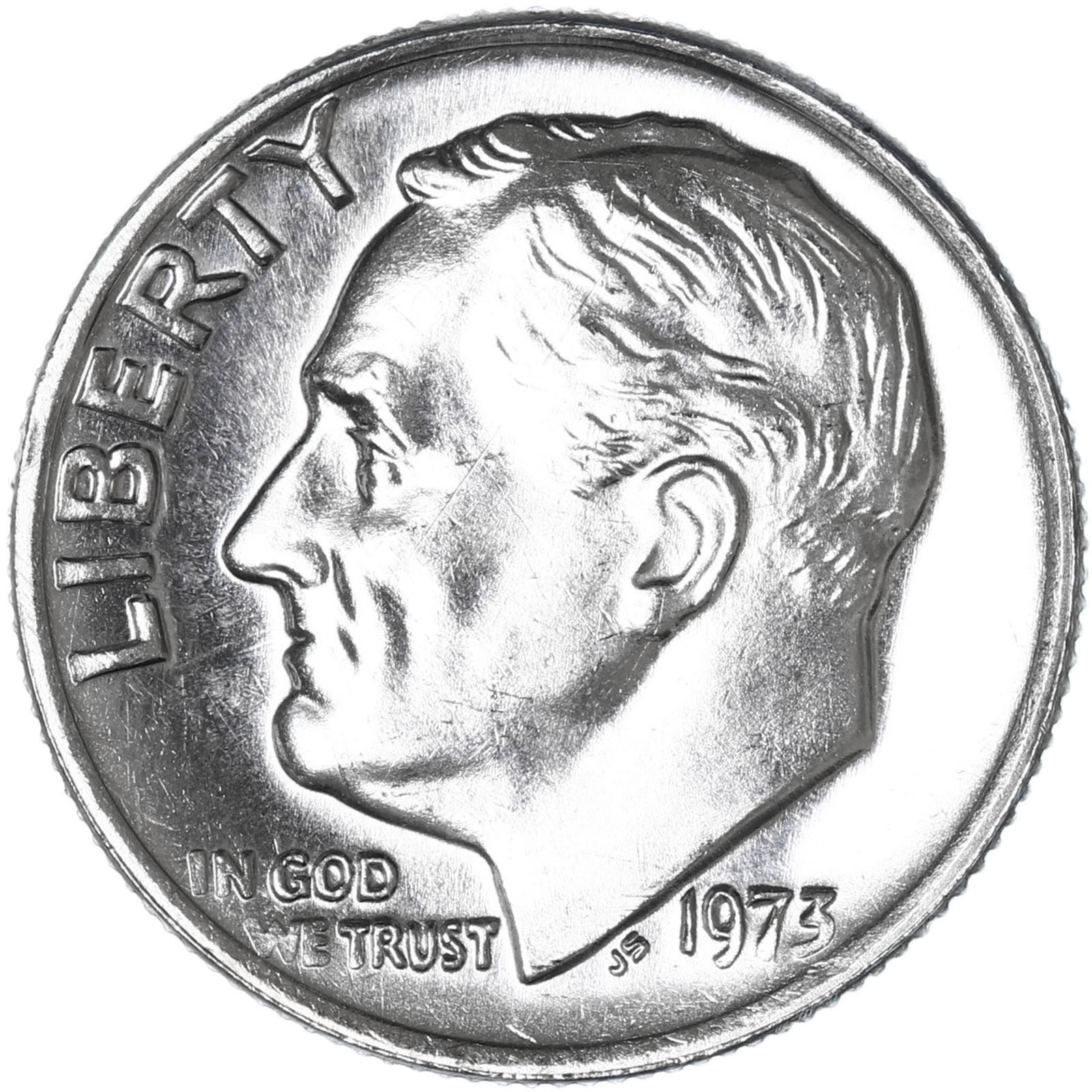 1973 (P) Roosevelt Dime BU US Coin
