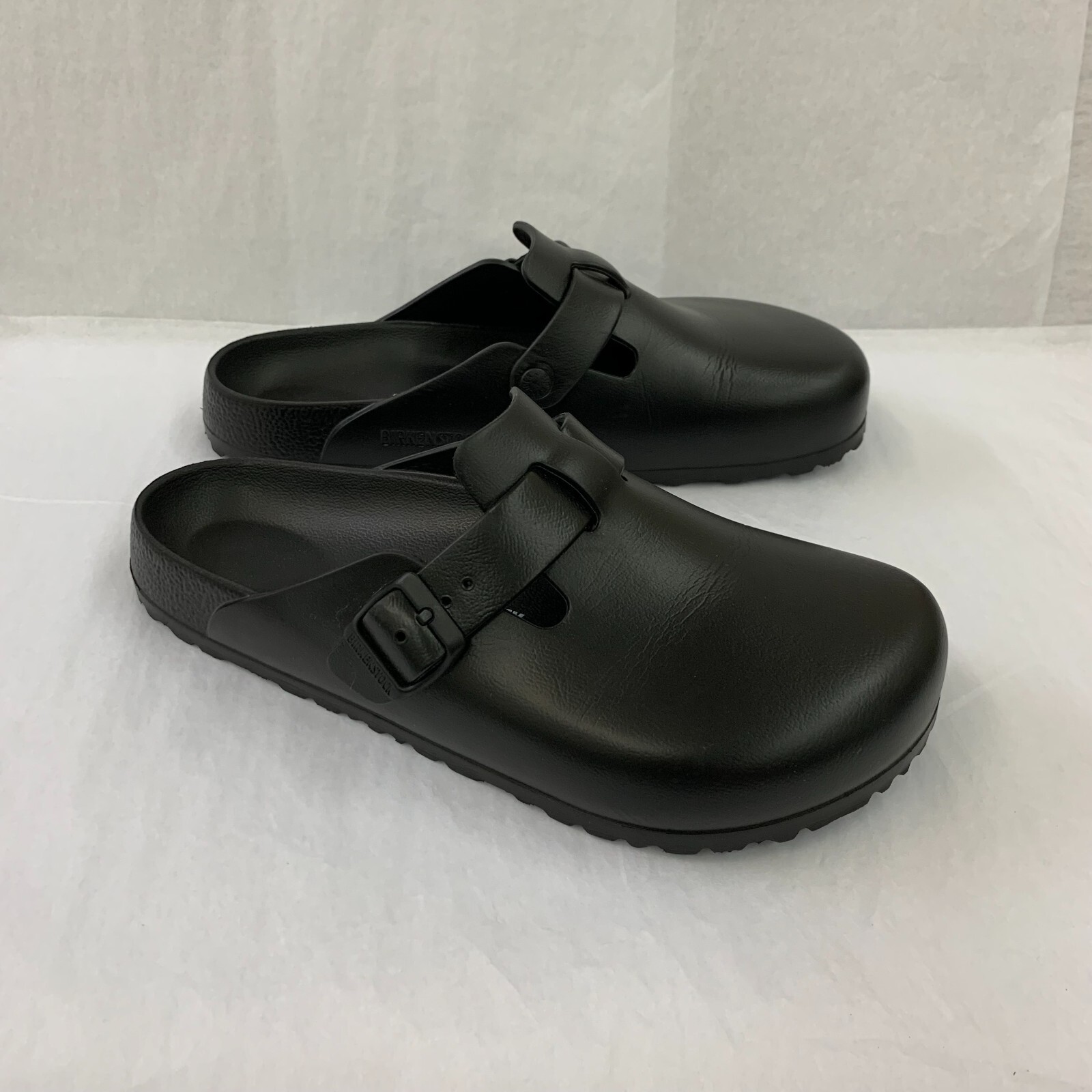 Birkenstock New with Box Boston Black EVA Regular Width - Select Size