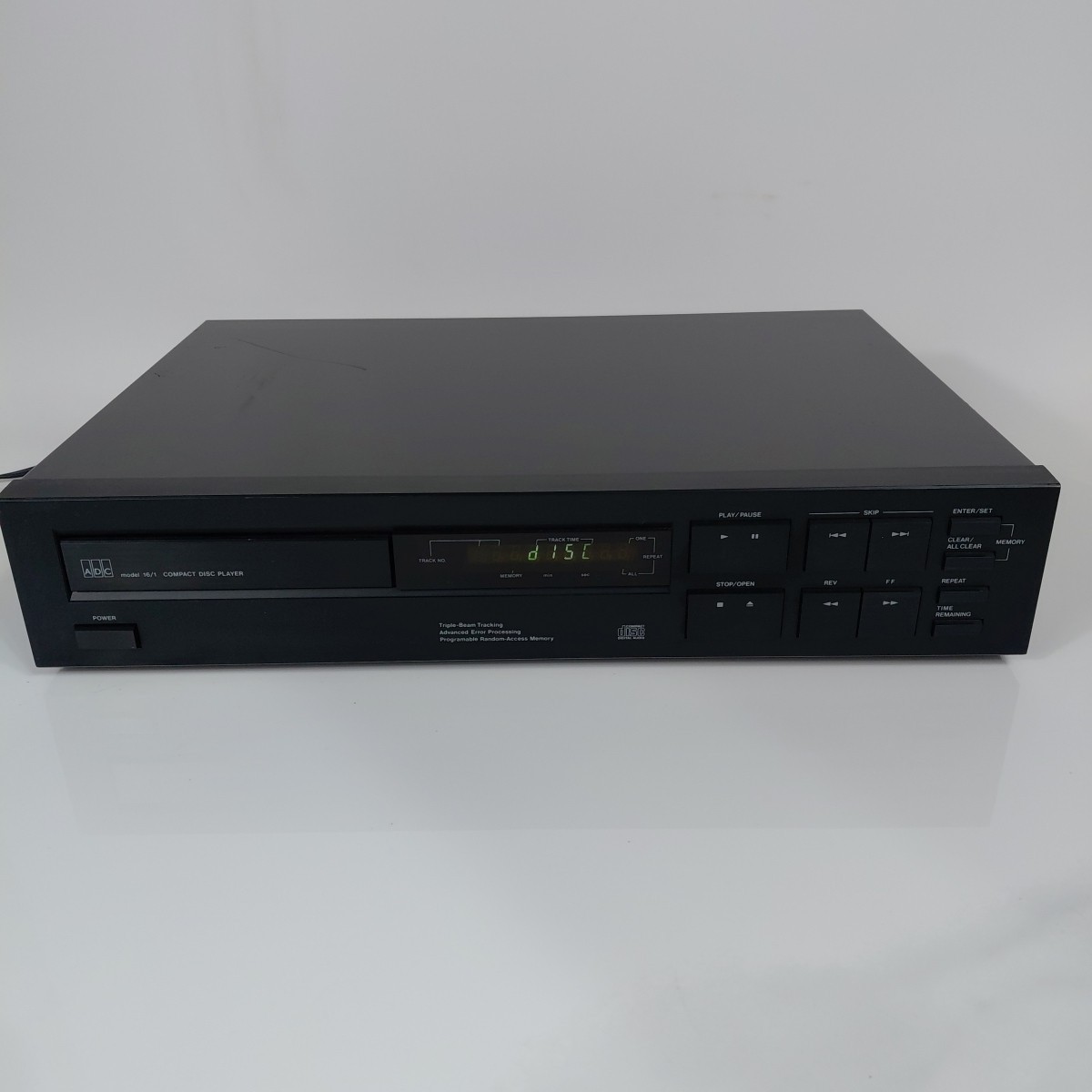 Vintage ADC Compact Disc Player CD Player Triple Beam Tracking Tested Works...