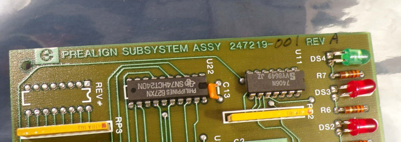 Electroglas 247219-001 Prealign Subsystem Circuit Board, Rev A *used working